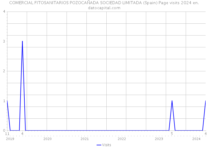 COMERCIAL FITOSANITARIOS POZOCAÑADA SOCIEDAD LIMITADA (Spain) Page visits 2024 
