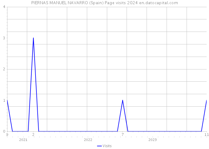 PIERNAS MANUEL NAVARRO (Spain) Page visits 2024 
