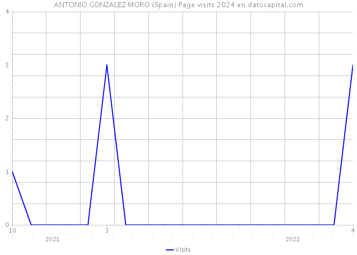 ANTONIO GONZALEZ MORO (Spain) Page visits 2024 