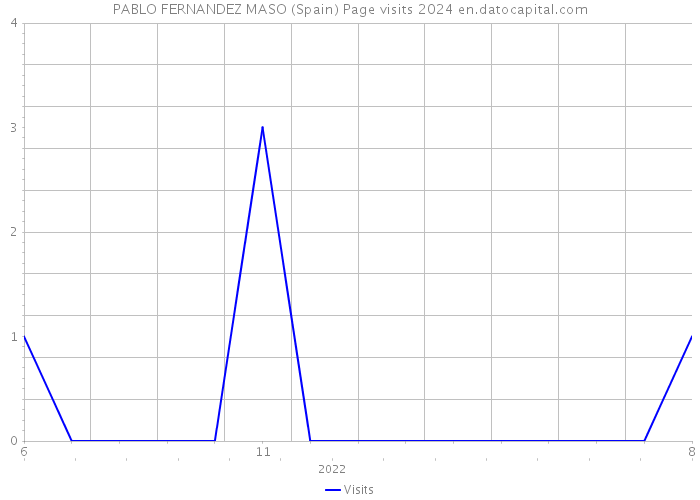 PABLO FERNANDEZ MASO (Spain) Page visits 2024 
