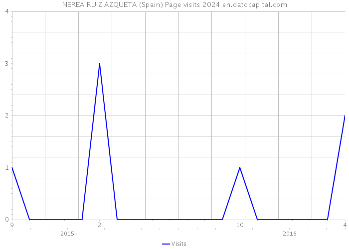 NEREA RUIZ AZQUETA (Spain) Page visits 2024 