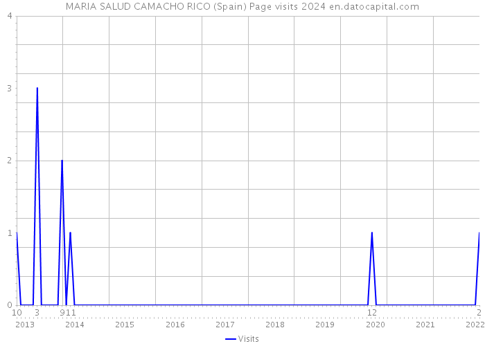 MARIA SALUD CAMACHO RICO (Spain) Page visits 2024 