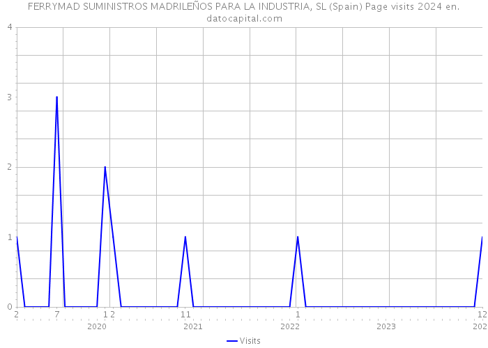 FERRYMAD SUMINISTROS MADRILEÑOS PARA LA INDUSTRIA, SL (Spain) Page visits 2024 