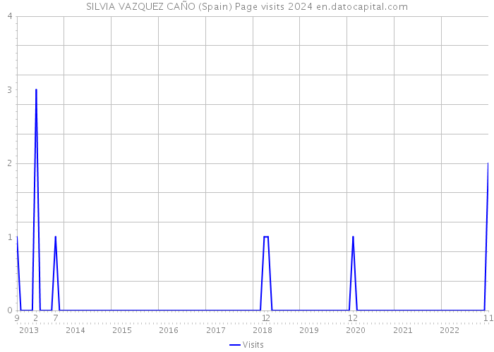 SILVIA VAZQUEZ CAÑO (Spain) Page visits 2024 