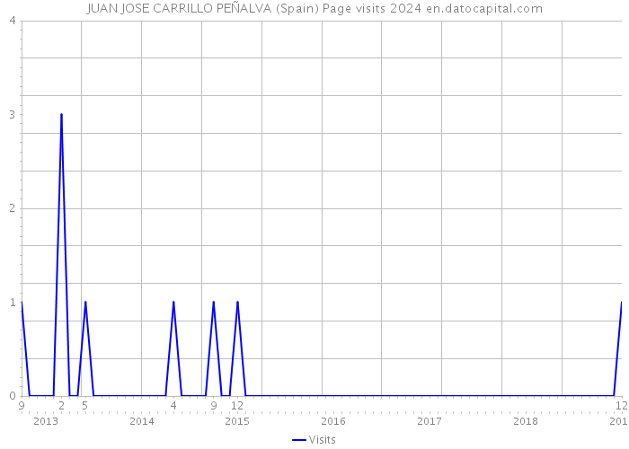 JUAN JOSE CARRILLO PEÑALVA (Spain) Page visits 2024 