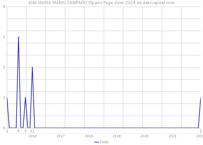 ANA MARIA MARIN CAMPAÑO (Spain) Page visits 2024 