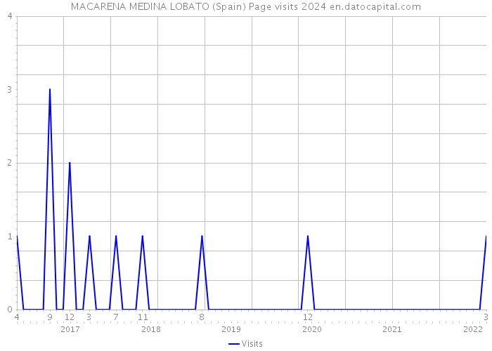 MACARENA MEDINA LOBATO (Spain) Page visits 2024 