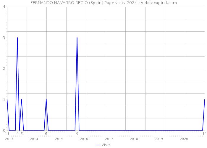 FERNANDO NAVARRO RECIO (Spain) Page visits 2024 