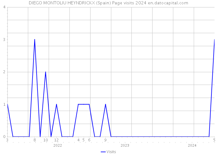 DIEGO MONTOLIU HEYNDRICKX (Spain) Page visits 2024 