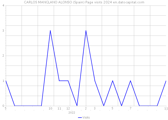 CARLOS MANGLANO ALONSO (Spain) Page visits 2024 