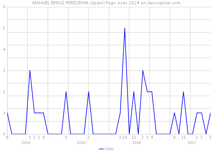 MANUEL ERRUZ PEREGRINA (Spain) Page visits 2024 