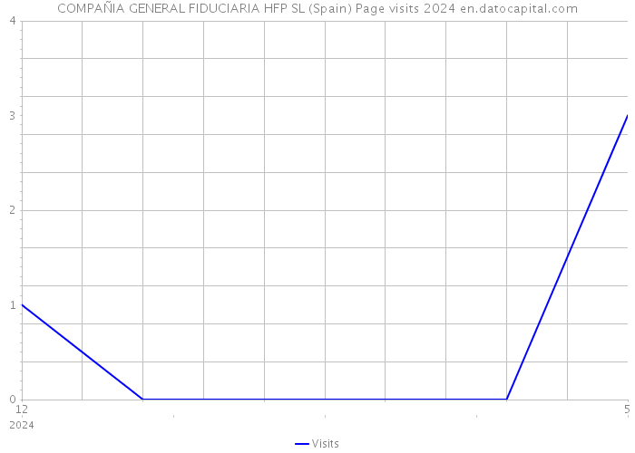 COMPAÑIA GENERAL FIDUCIARIA HFP SL (Spain) Page visits 2024 