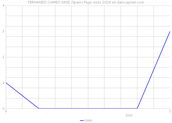FERNANDO CAMEO SANZ (Spain) Page visits 2024 