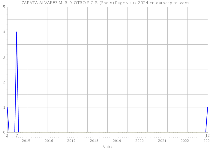 ZAPATA ALVAREZ M. R. Y OTRO S.C.P. (Spain) Page visits 2024 