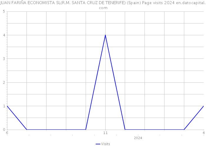 JUAN FARIÑA ECONOMISTA SL(R.M. SANTA CRUZ DE TENERIFE) (Spain) Page visits 2024 