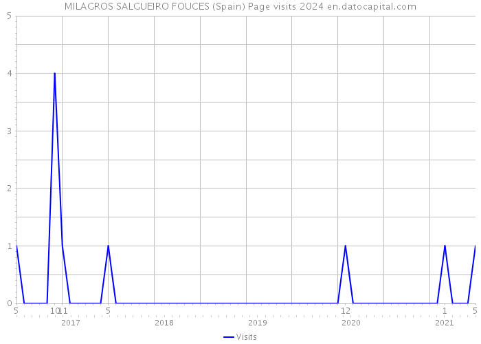 MILAGROS SALGUEIRO FOUCES (Spain) Page visits 2024 