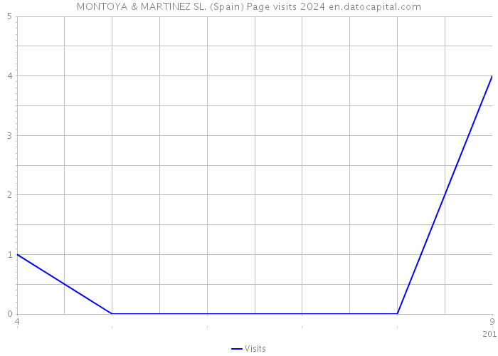 MONTOYA & MARTINEZ SL. (Spain) Page visits 2024 