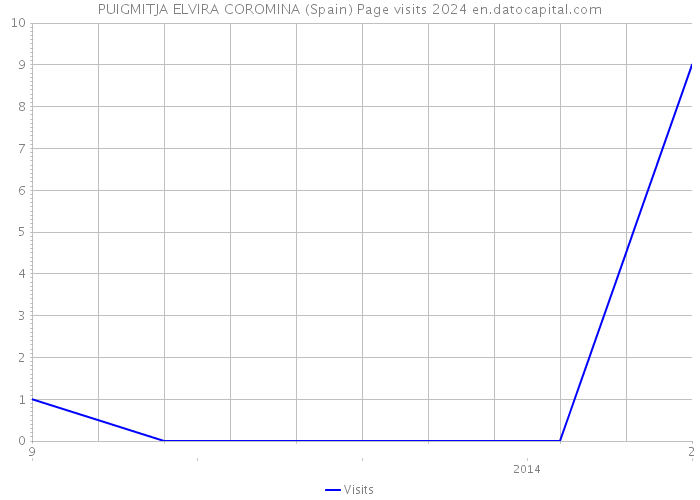 PUIGMITJA ELVIRA COROMINA (Spain) Page visits 2024 