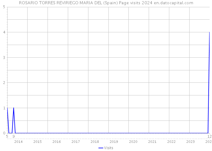 ROSARIO TORRES REVIRIEGO MARIA DEL (Spain) Page visits 2024 