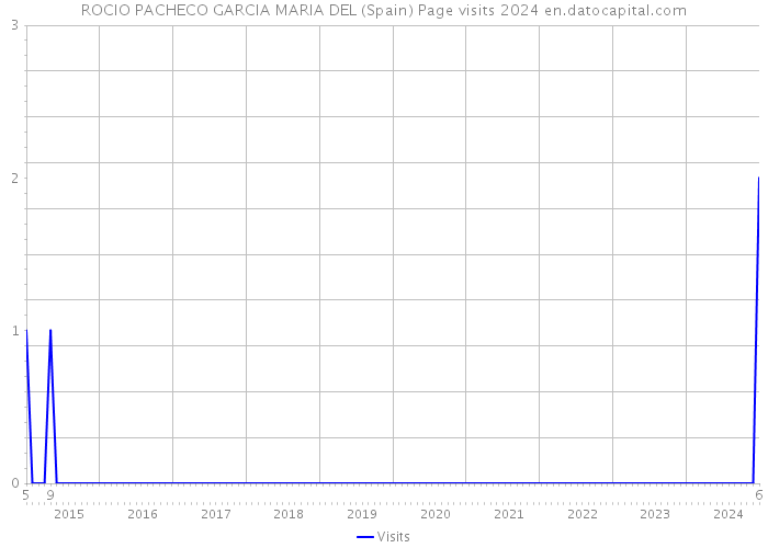 ROCIO PACHECO GARCIA MARIA DEL (Spain) Page visits 2024 