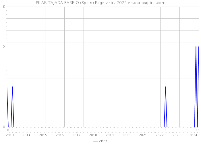 PILAR TAJADA BARRIO (Spain) Page visits 2024 