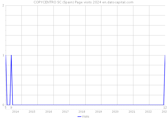 COPYCENTRO SC (Spain) Page visits 2024 