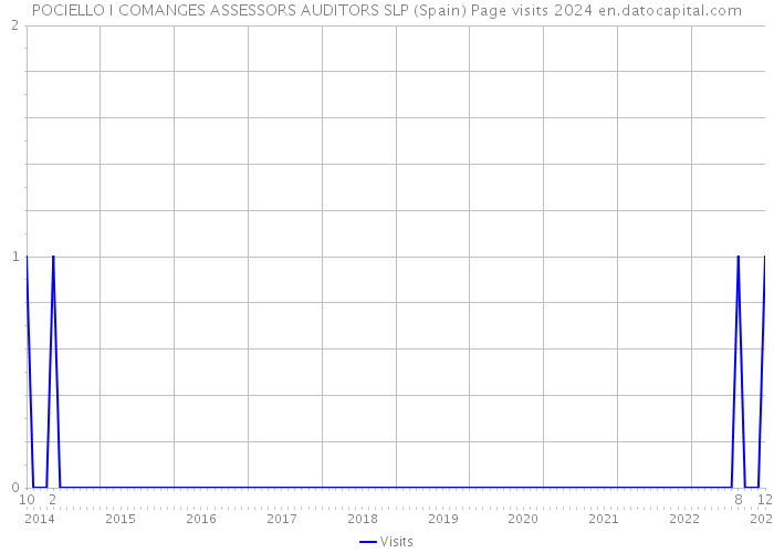 POCIELLO I COMANGES ASSESSORS AUDITORS SLP (Spain) Page visits 2024 