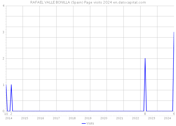 RAFAEL VALLE BONILLA (Spain) Page visits 2024 