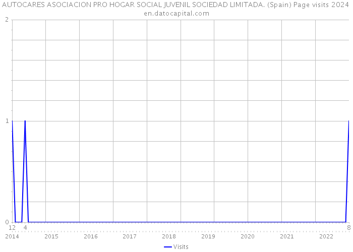 AUTOCARES ASOCIACION PRO HOGAR SOCIAL JUVENIL SOCIEDAD LIMITADA. (Spain) Page visits 2024 