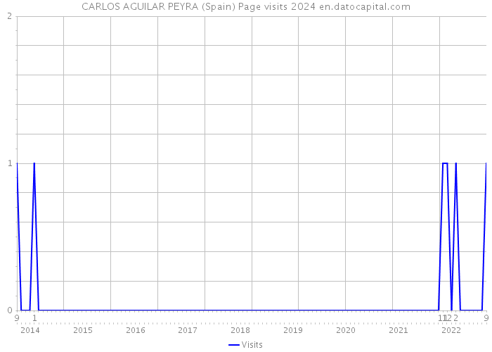 CARLOS AGUILAR PEYRA (Spain) Page visits 2024 