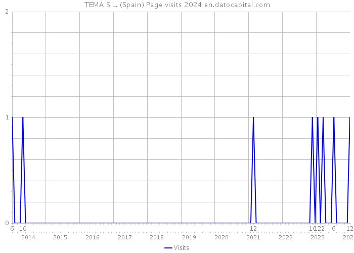 TEMA S.L. (Spain) Page visits 2024 