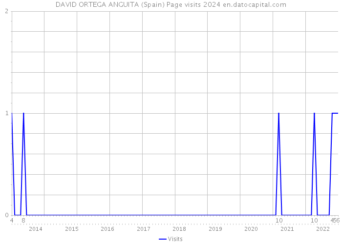 DAVID ORTEGA ANGUITA (Spain) Page visits 2024 