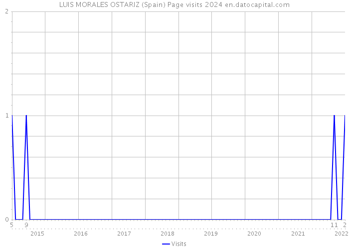 LUIS MORALES OSTARIZ (Spain) Page visits 2024 