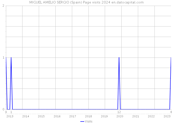 MIGUEL AMELIO SERGIO (Spain) Page visits 2024 