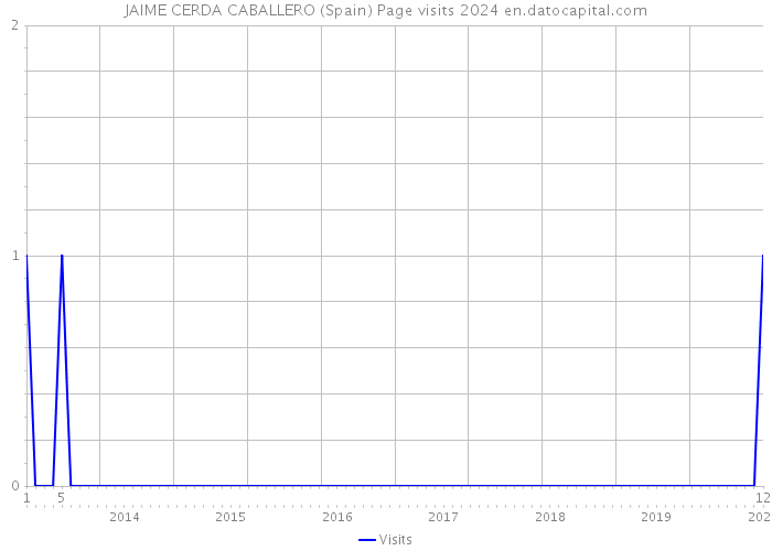 JAIME CERDA CABALLERO (Spain) Page visits 2024 