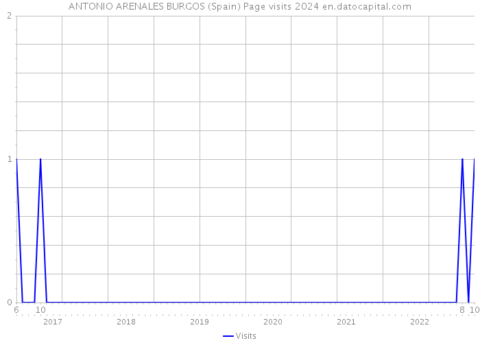 ANTONIO ARENALES BURGOS (Spain) Page visits 2024 