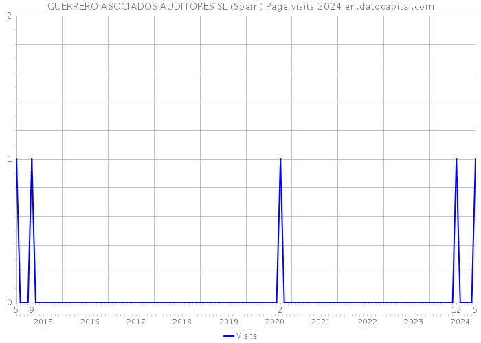 GUERRERO ASOCIADOS AUDITORES SL (Spain) Page visits 2024 