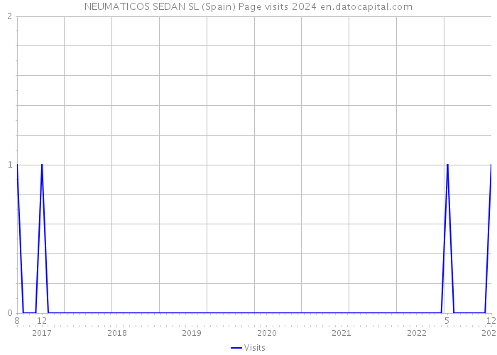 NEUMATICOS SEDAN SL (Spain) Page visits 2024 