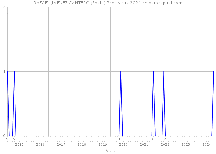 RAFAEL JIMENEZ CANTERO (Spain) Page visits 2024 