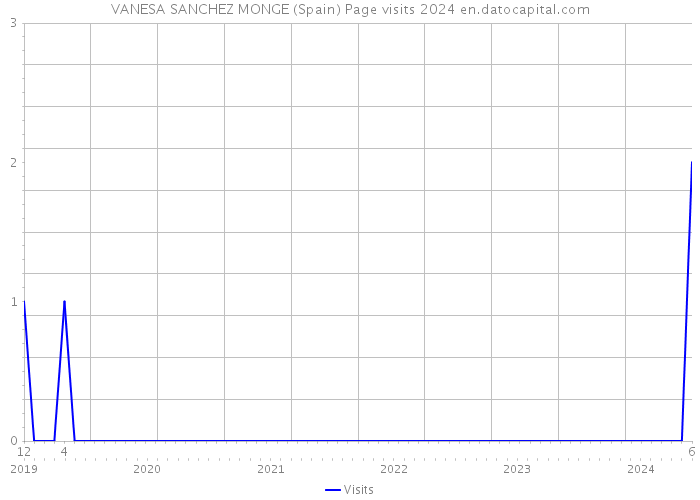 VANESA SANCHEZ MONGE (Spain) Page visits 2024 