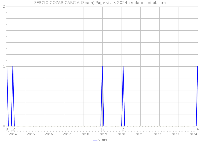 SERGIO COZAR GARCIA (Spain) Page visits 2024 