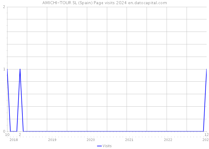 AMICHI-TOUR SL (Spain) Page visits 2024 