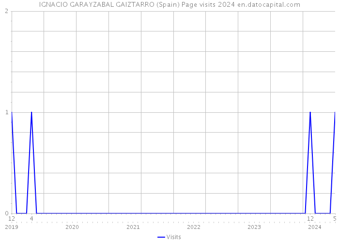 IGNACIO GARAYZABAL GAIZTARRO (Spain) Page visits 2024 