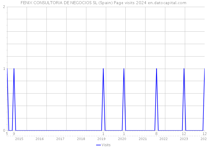 FENIX CONSULTORIA DE NEGOCIOS SL (Spain) Page visits 2024 