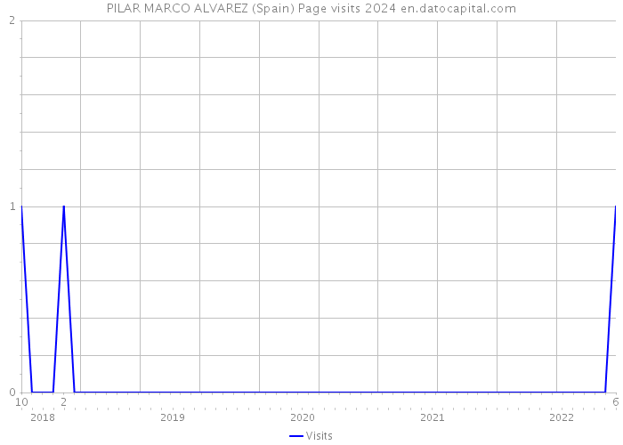 PILAR MARCO ALVAREZ (Spain) Page visits 2024 