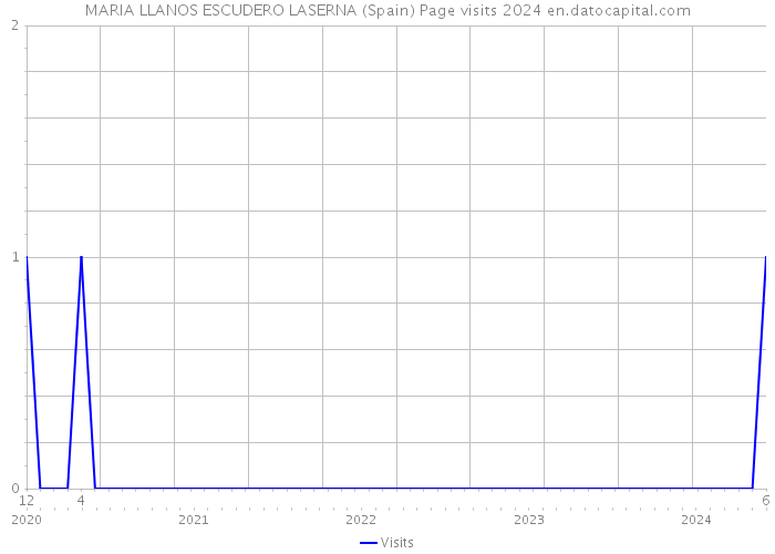 MARIA LLANOS ESCUDERO LASERNA (Spain) Page visits 2024 