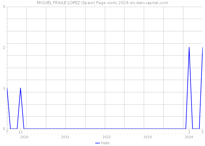 MIGUEL FRAILE LOPEZ (Spain) Page visits 2024 