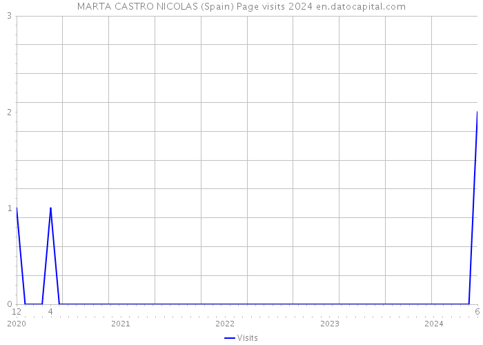 MARTA CASTRO NICOLAS (Spain) Page visits 2024 