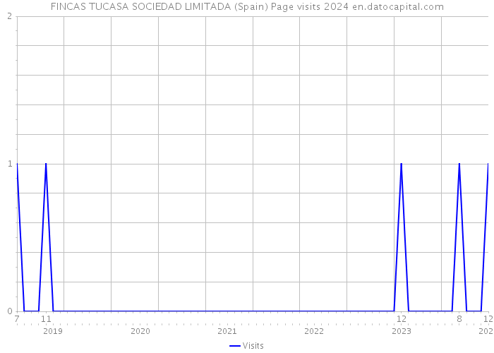 FINCAS TUCASA SOCIEDAD LIMITADA (Spain) Page visits 2024 