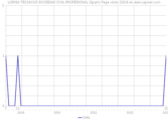 LORISA TECNICOS SOCIEDAD CIVIL PROFESIONAL (Spain) Page visits 2024 